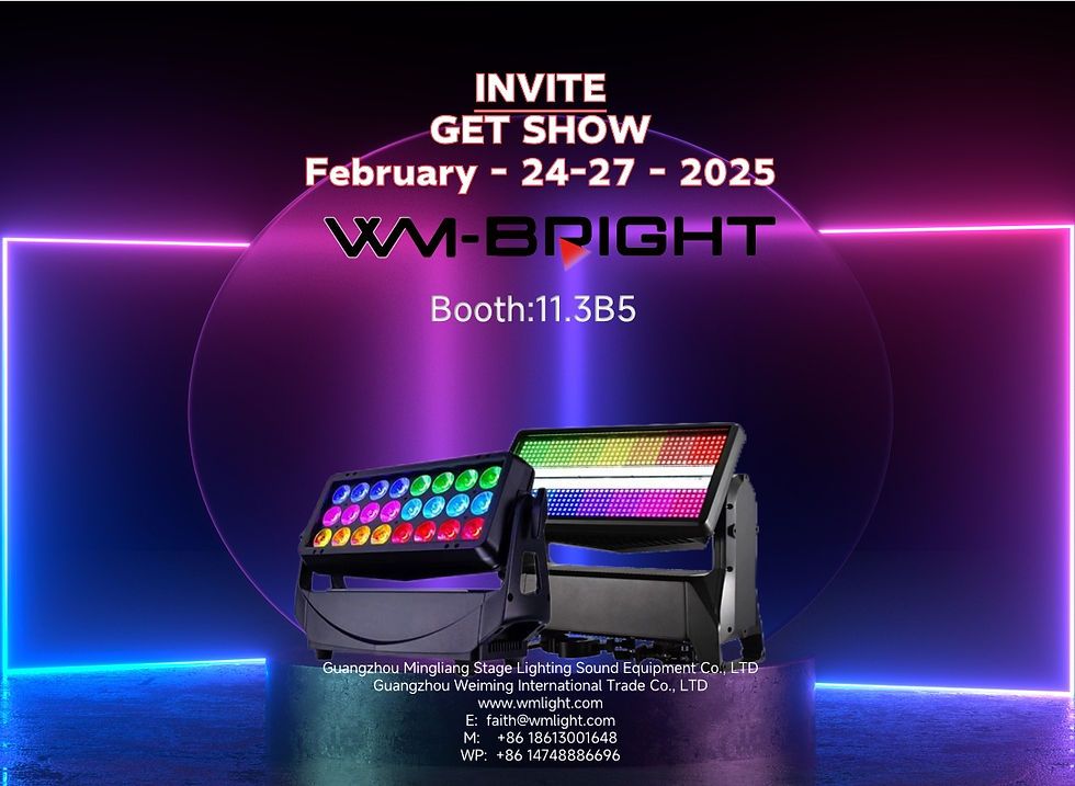 Discover the Future of Stage Lighting at the Guangzhou International Entertainment Technology & Intelligent Lighting Expo 2025