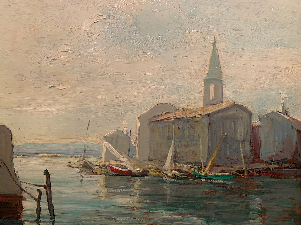 Miniature : Martigues – Joseph HURARD (1887 – 1956)