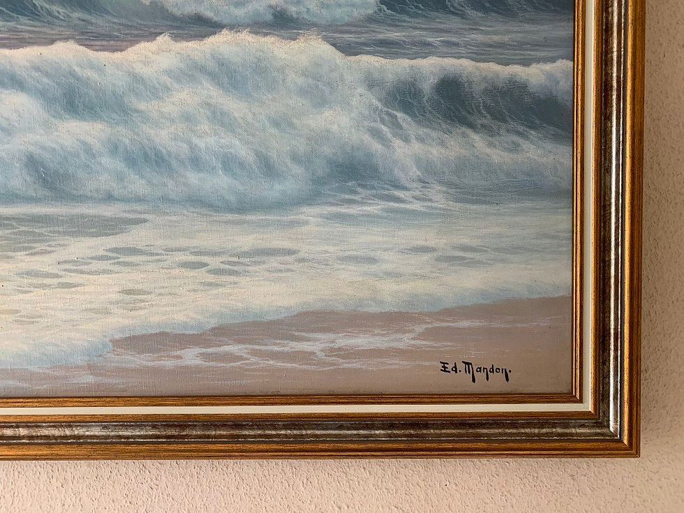 Miniature : « Les Deux Frères » - Edouard Mandon – (1885-1977)