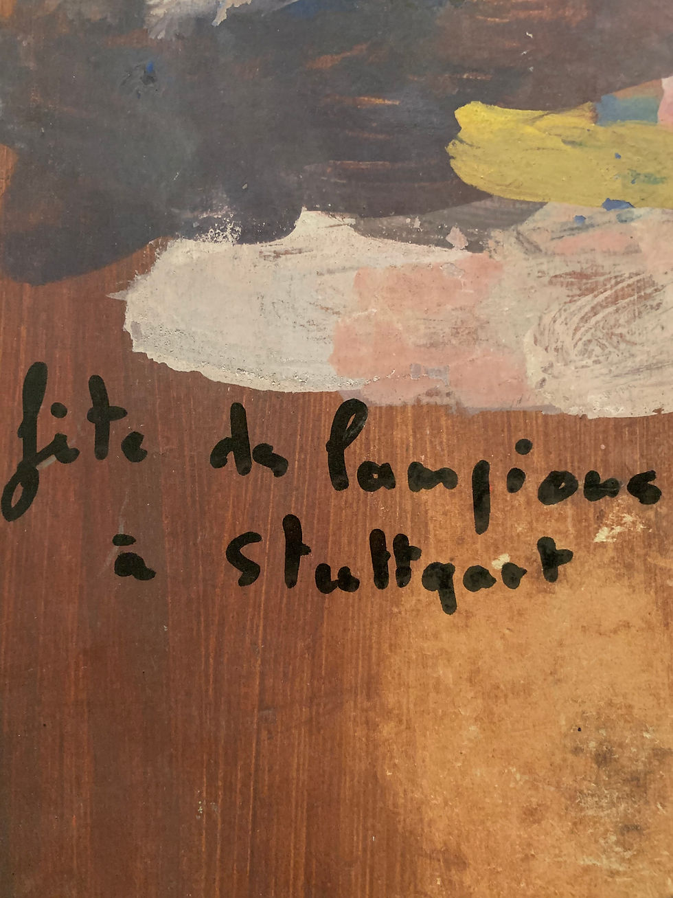 Miniature : « Fête des lampions à Stuttgart » de  Paul Kapell (1876-1943)