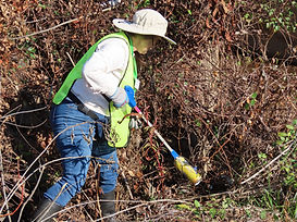 Bull Run Protectors using a Litter grabber