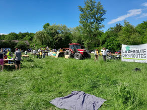 VICTOIRE  à Saint-Péray, en Ardèche. POUR DES ALTERNATIVES AU TOUT-ROUTIER 