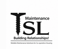 "TSL Property Maintenance Inc. logo providing building maintenance, repairs, installations, and preventative property mainten