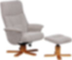 Marseille Swivel Recliner and Footstool