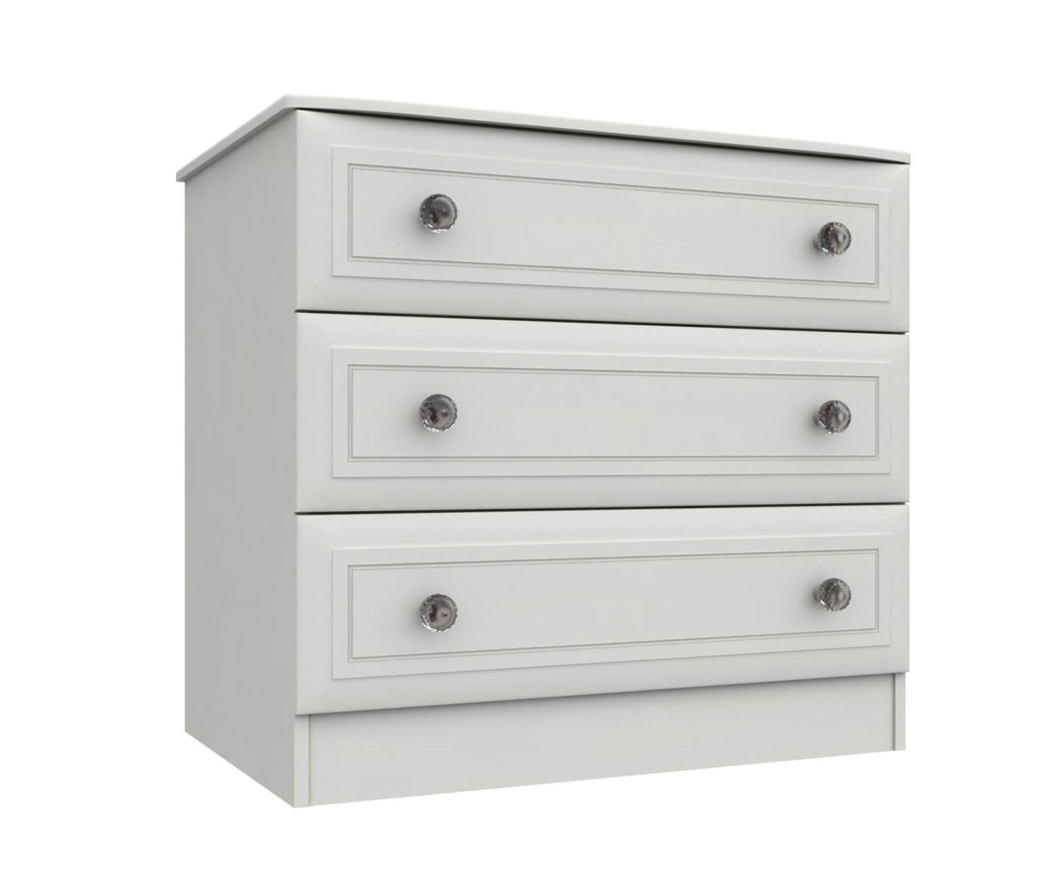 Hadleigh 3 Drawer Chest White