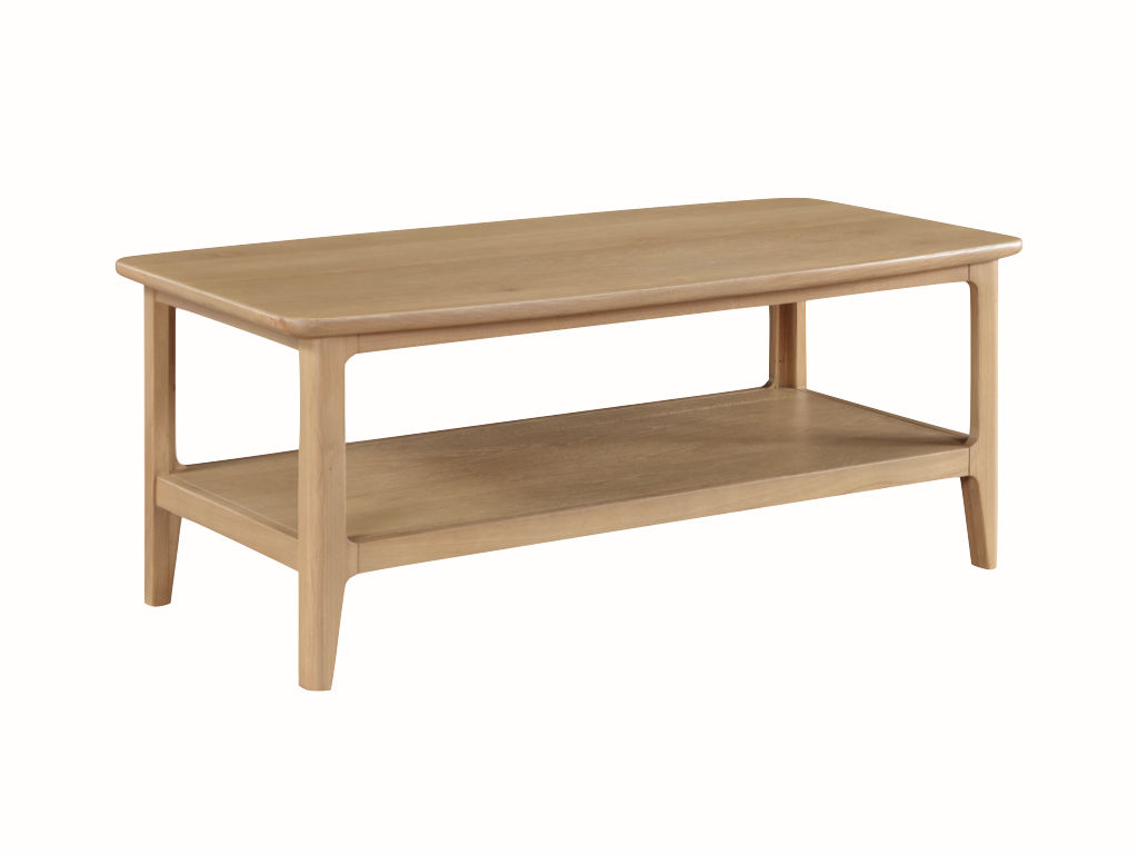 Oak coffee table with bottom shelf Cotswold Annaghmore