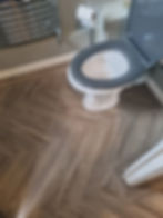 Parquet herringbone LVT flooring