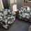 Thumbnail: Upholstered Rio tub chairs with floral print.