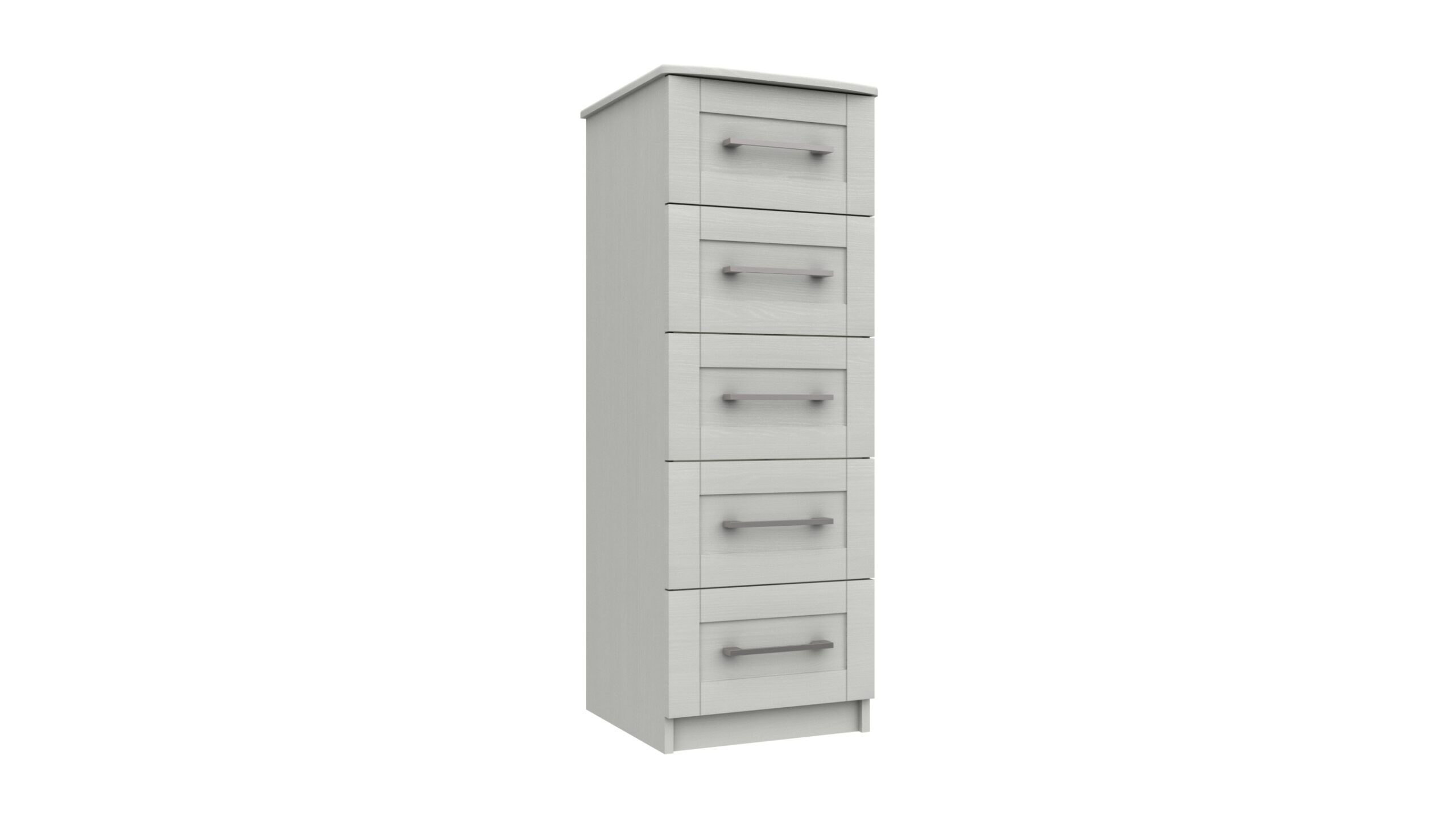 Andante 5 Drawer TallBoy White