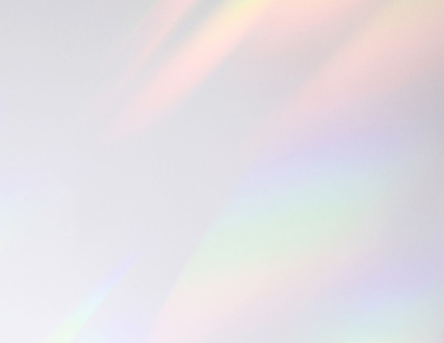 Blurred rainbow light refraction texture overlay effect for photo and mockups. Organic dro
