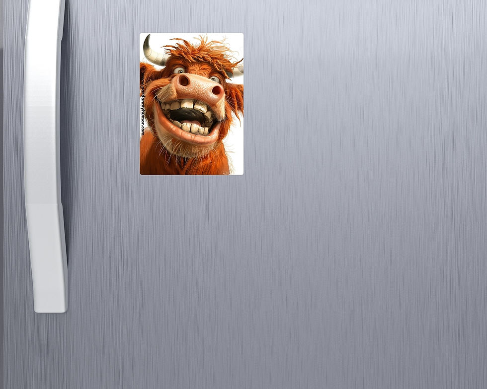 Thumbnail: Magnet - Funny Cow Magnet