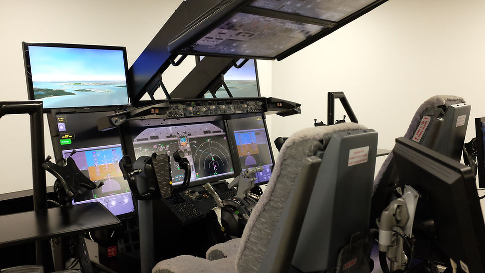 The Boeing 737 MAX flight training device. Credit: YourSafetyPilot.
