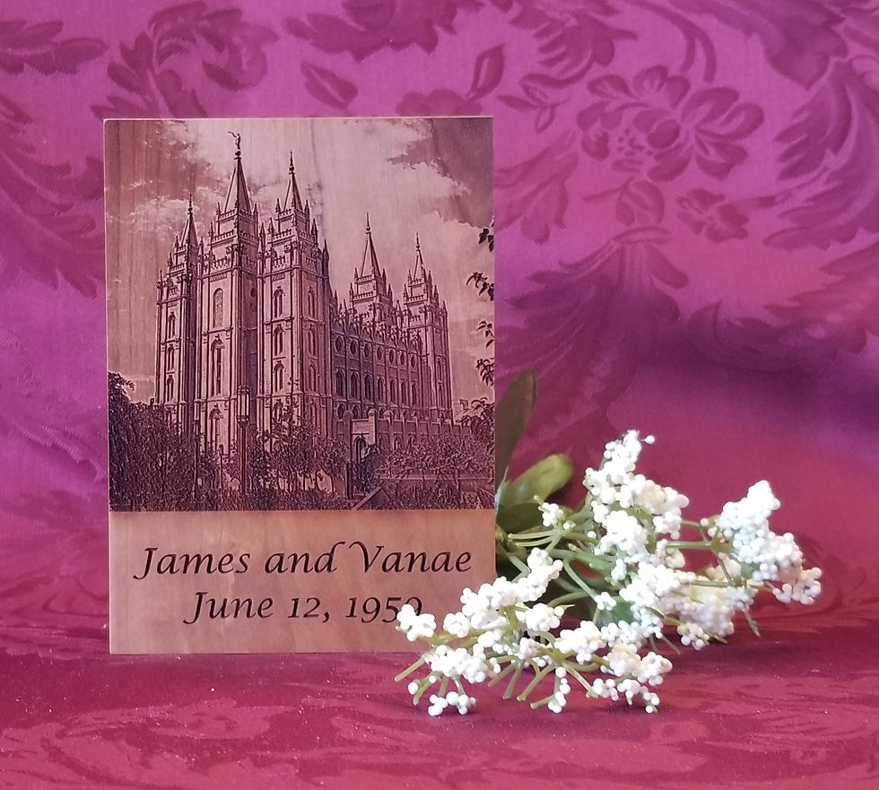 Thumbnail: Temple Photo plaque