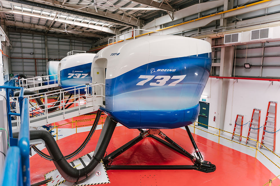 Simulator Bay at Boeing Singapore