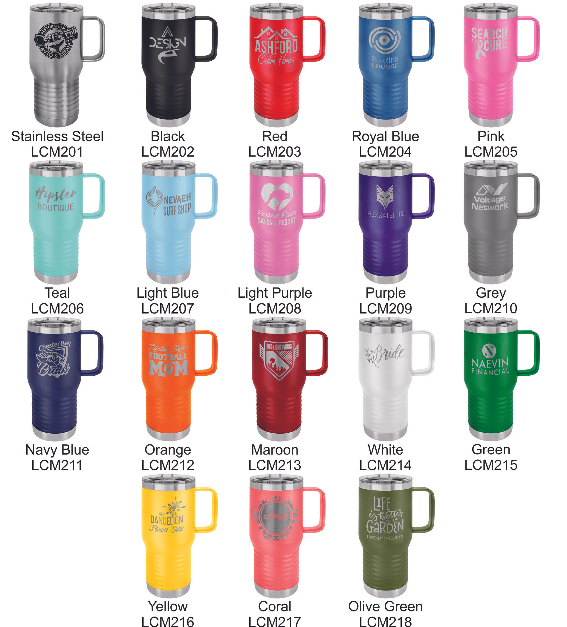 20 ounce Polar Camel Travel Mugs (Case of 24)