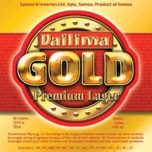 Vailima Premium Beer Labels