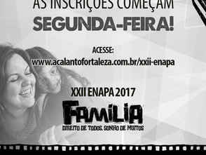 Inscrições Enapa 2017
