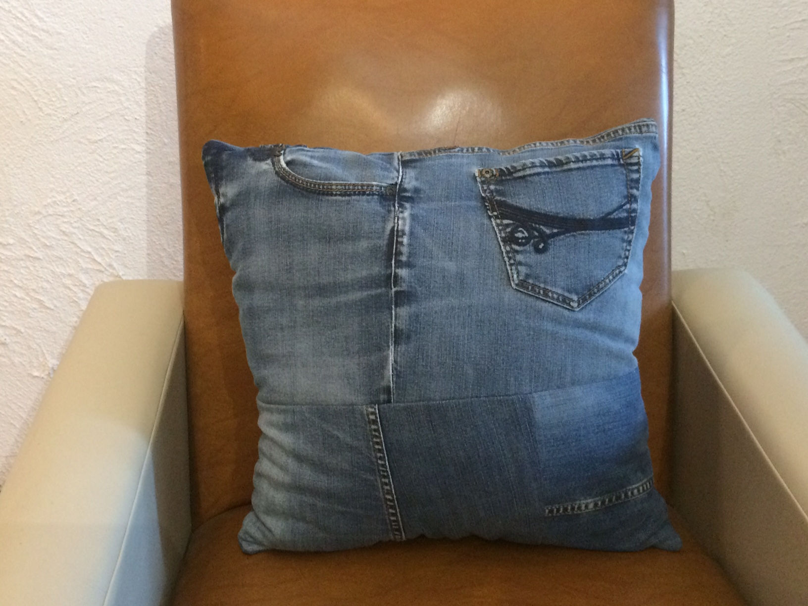Coussin Jean récup