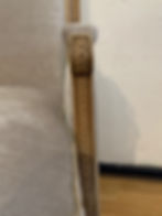 Miniature : Bergère de style Louis XVI