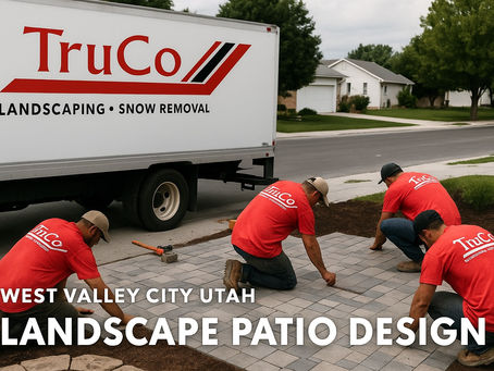 West Valley City Utah Landscape Patio Design