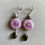 Thumbnail: "Lucy" - Garnet, Pearl, Labradorite and Antique Crystal earrings.