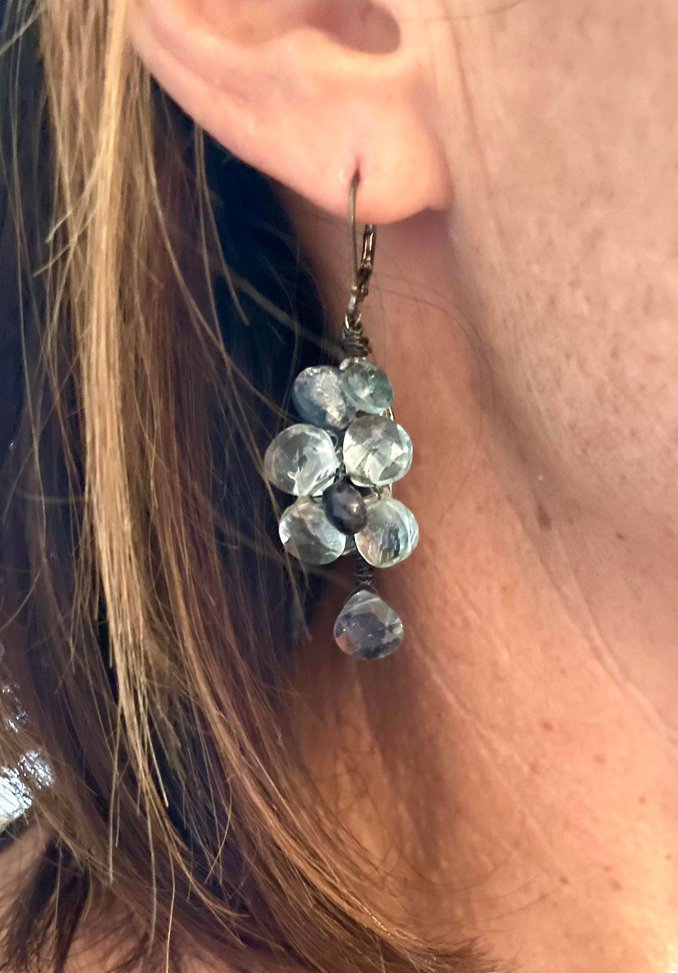 Thumbnail: "Belle" - Topaz earrings.