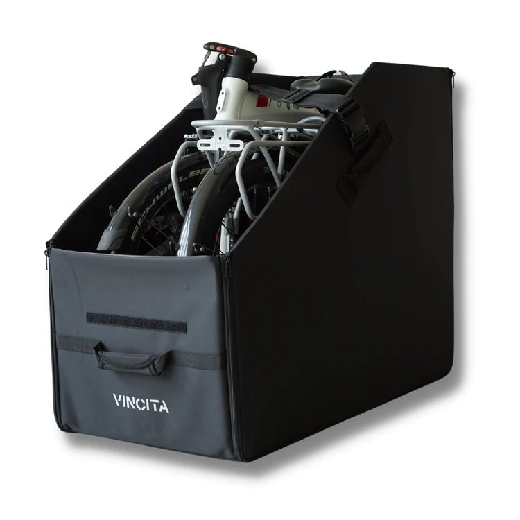 Vincita Black Keeper storage box for Brompton bikes