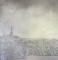 48" x 48" - Acrylic : Canvas _The Key to Georgetown