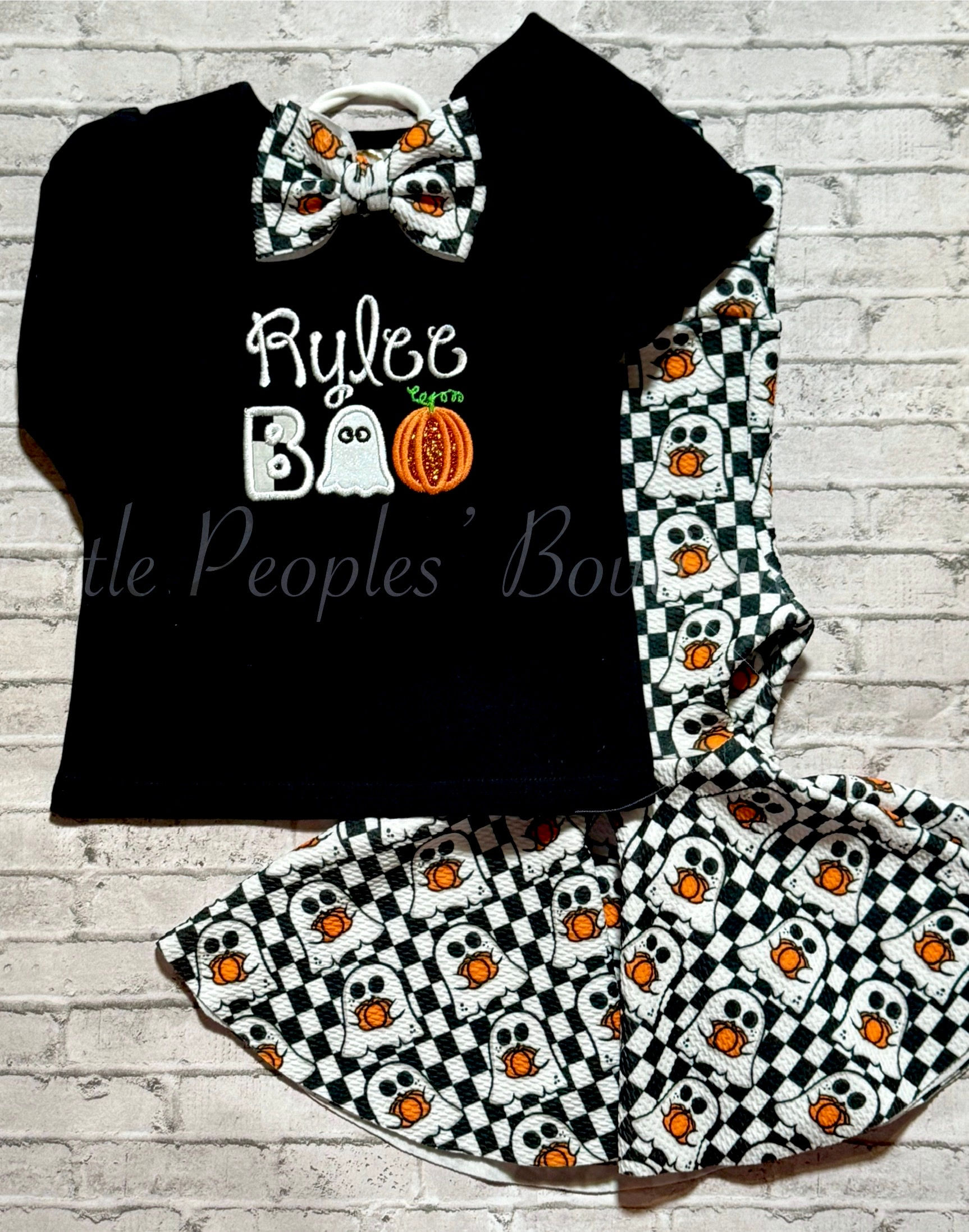 GIRL BOO BELL BOTTOM SET