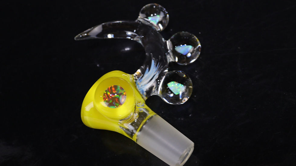 Thumbnail: Canary 18/4 opal slide lrg 