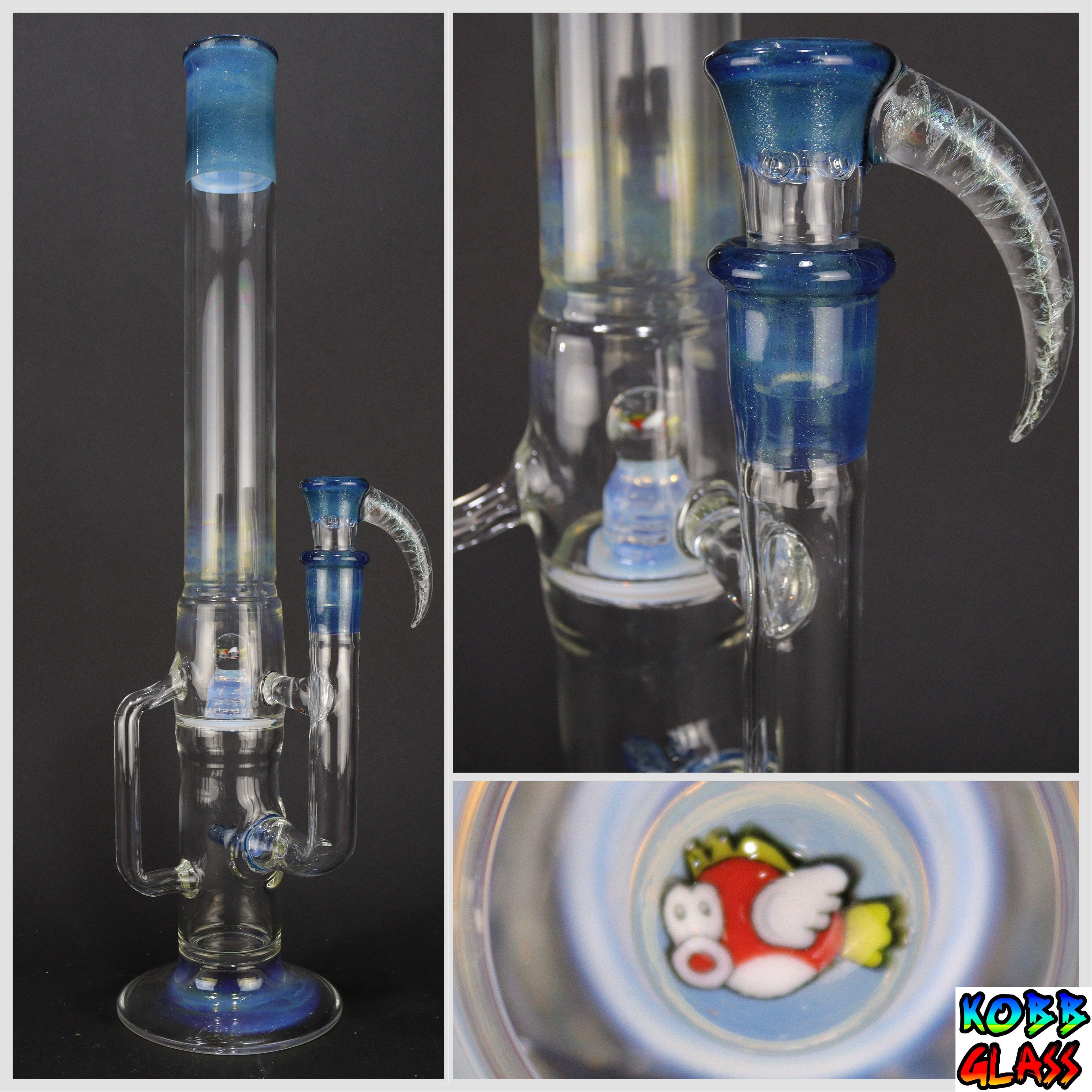19” Blue stardust over glopal recycler set