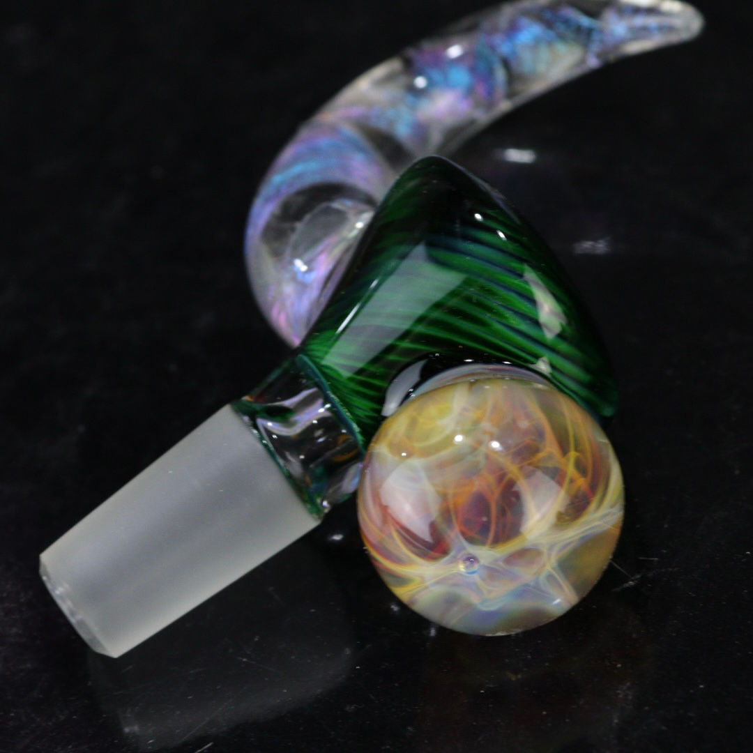 14mm Exp green 5 single hole dichro/chaos