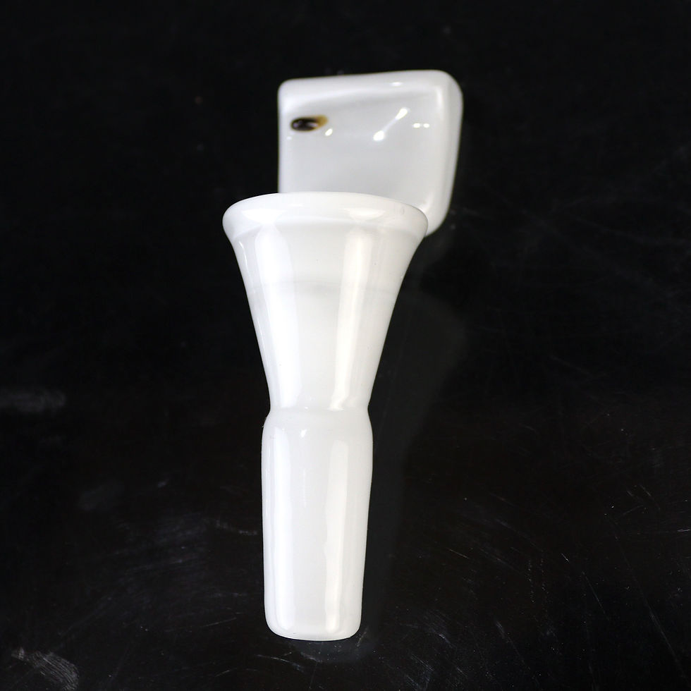 Thumbnail: 18mm 3 hole fully worked toilet slide with plunger 