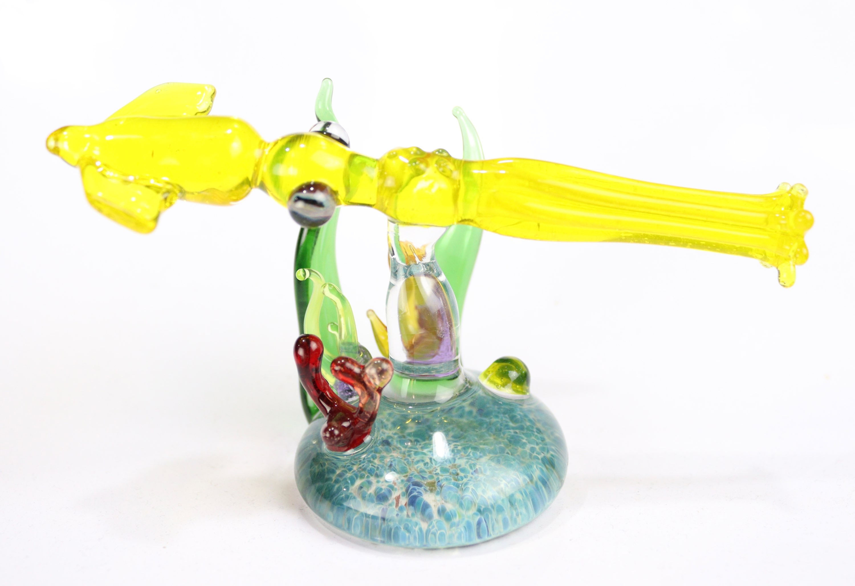Lemon squid sculpture