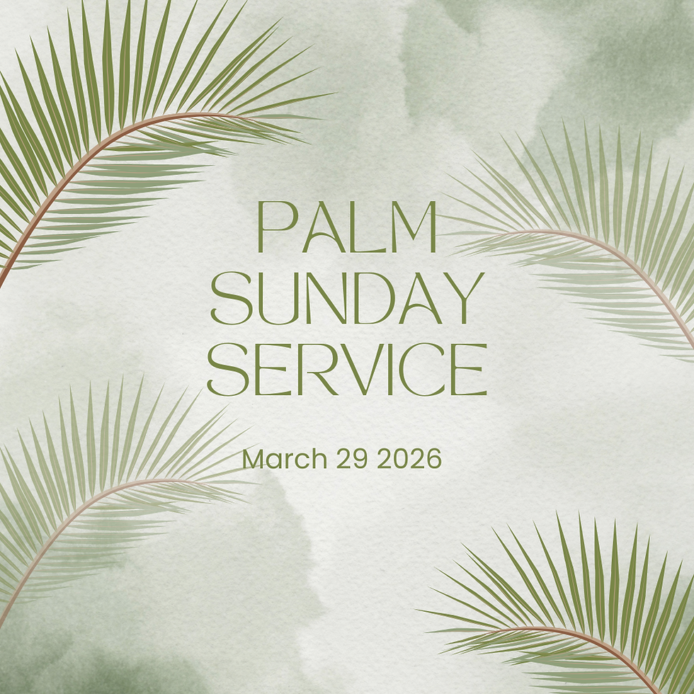 Palm Sunday and Children Programs