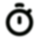 An icon of a stopwatch representing paces calculated for all athletes over a range of distances