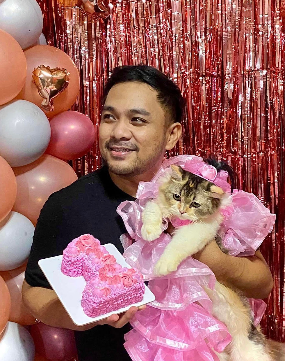 Asher’s 1st Meow-day