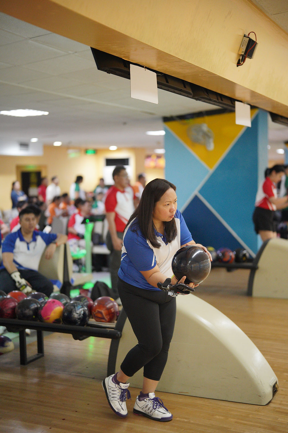 Concentrating on every roll for the perfect strike