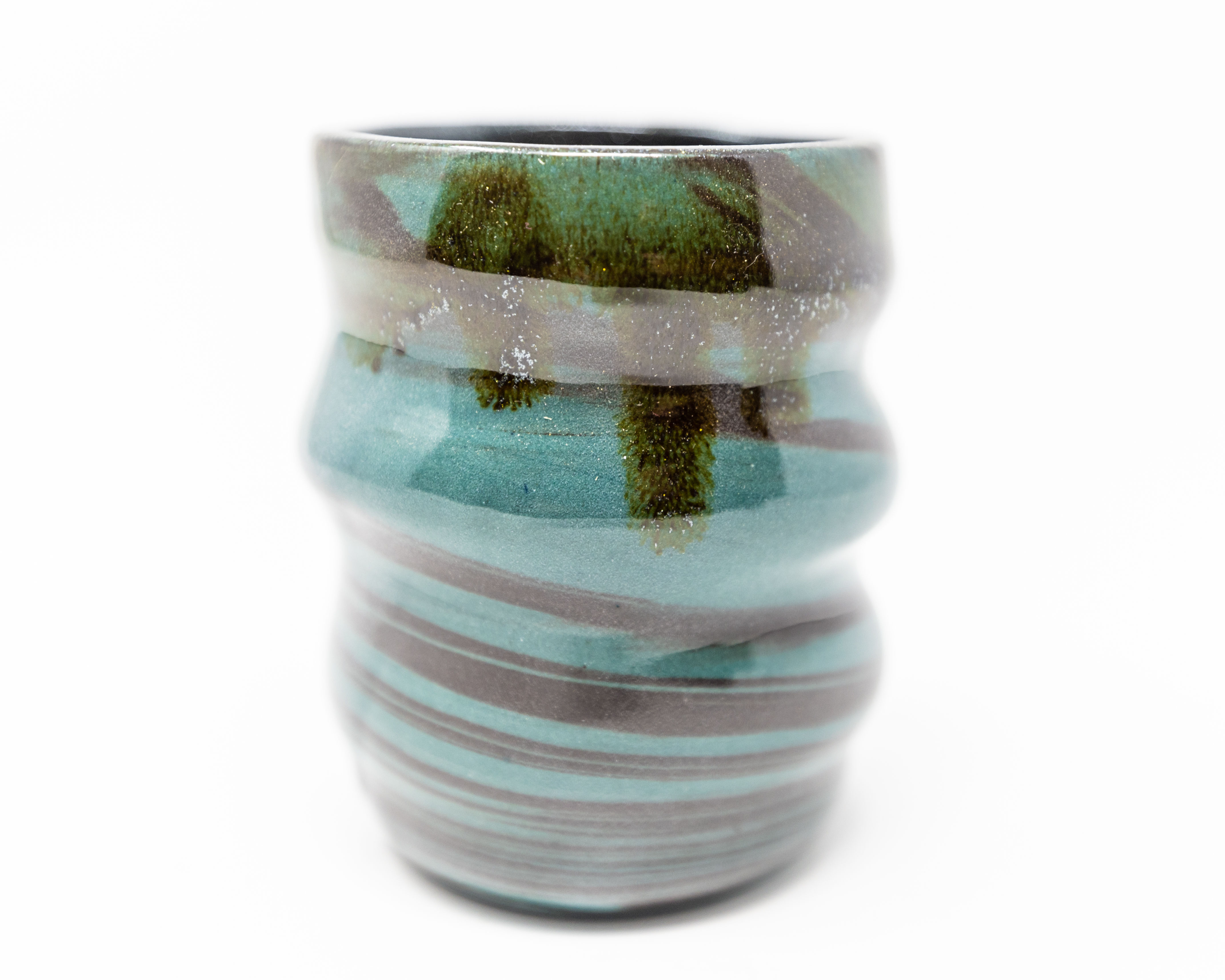 Blue/Black Swirl Cup