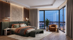 3D-Interior-Render-of-an-apartment-Bedroom-Design-by-Skyward-Visual-Residential