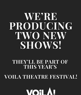 Two Shows Announcement!