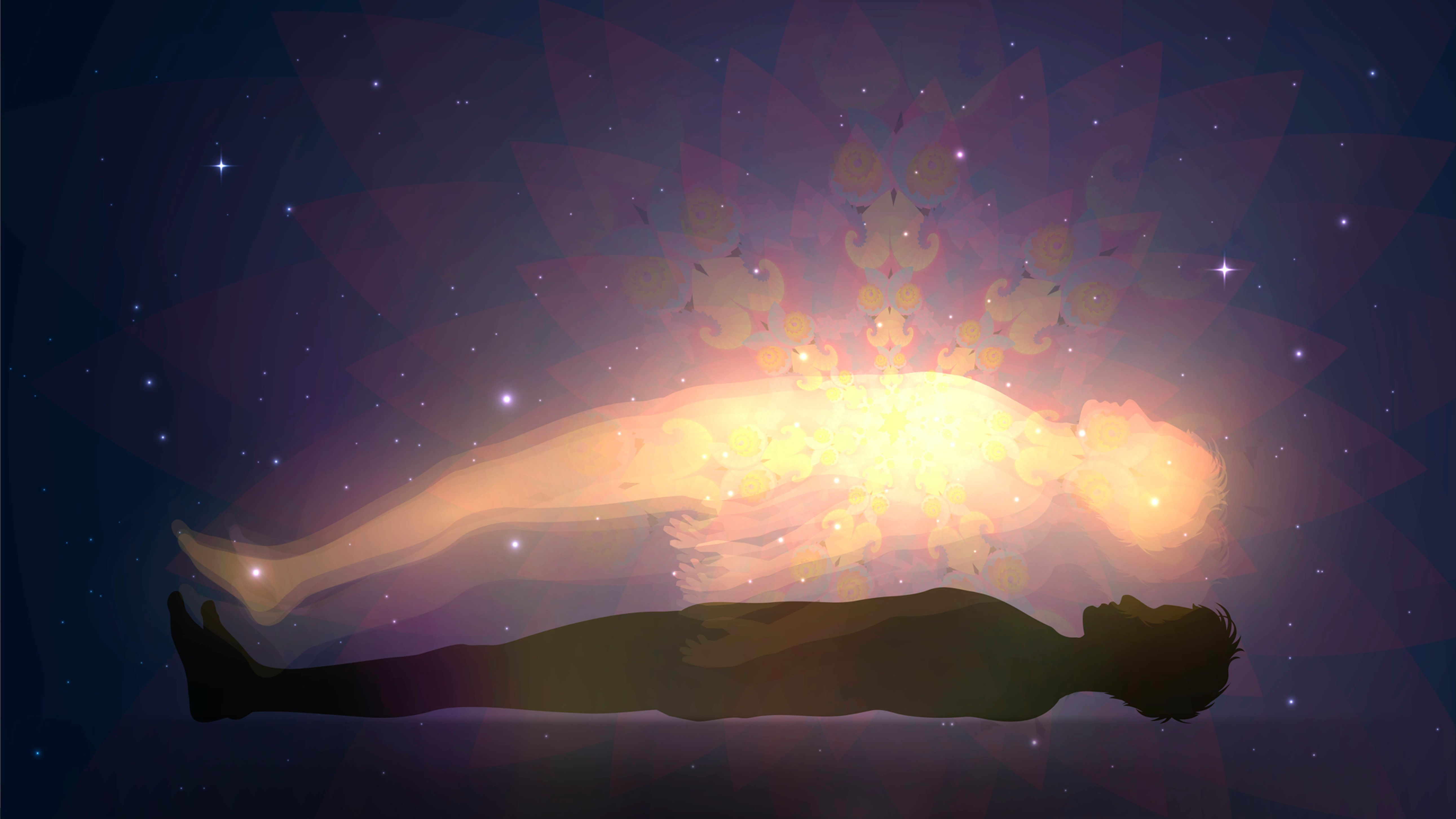 The Luminous Body leaving the physical body at death