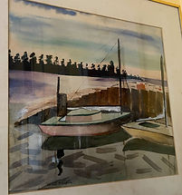 Watercolor by Patricia McNaughton mother of Marlee Matheson and past owner of Historic Shadow Point