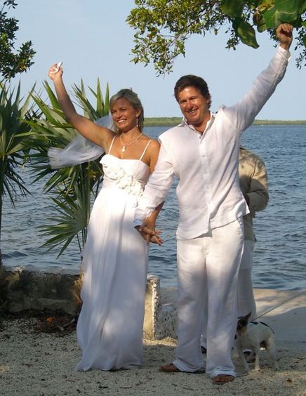 Wedding at Historic Shadow Point in Key Largo