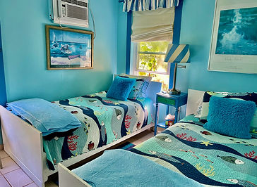 blue room in cottage