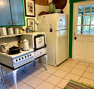 kitchen with 1926 stove
