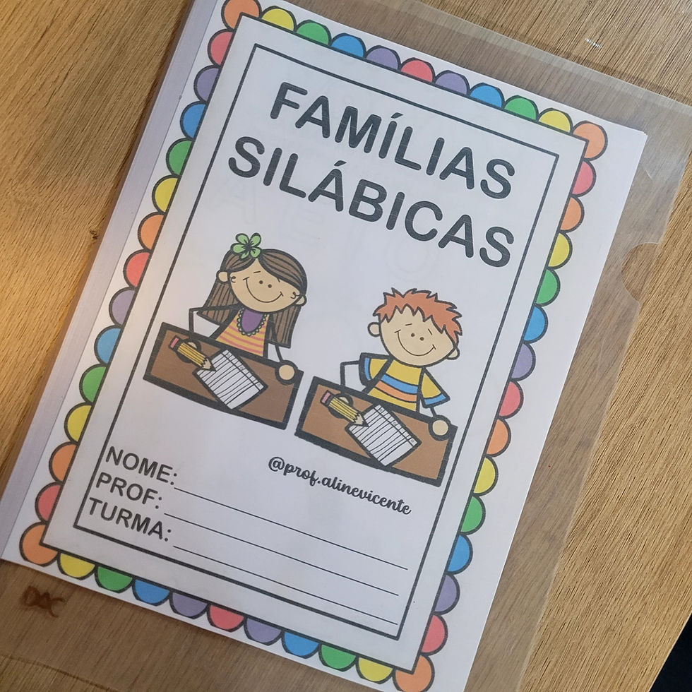 Miniatura: Apostila  de Famílias Silábicas!