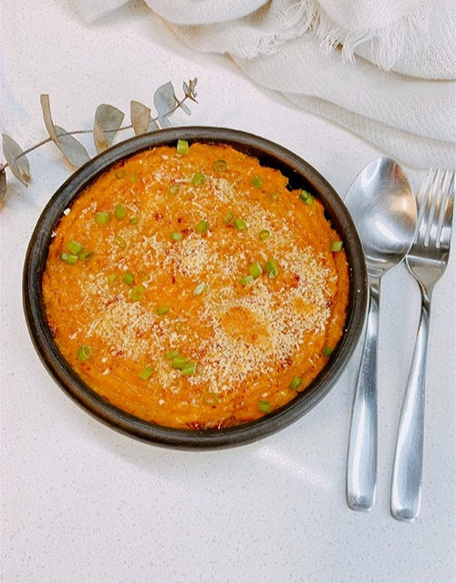 Pastel de pollo y calabaza