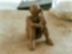 a tiny sculpture I made for a class to reflect how I was feeling about the act of creating at the moment