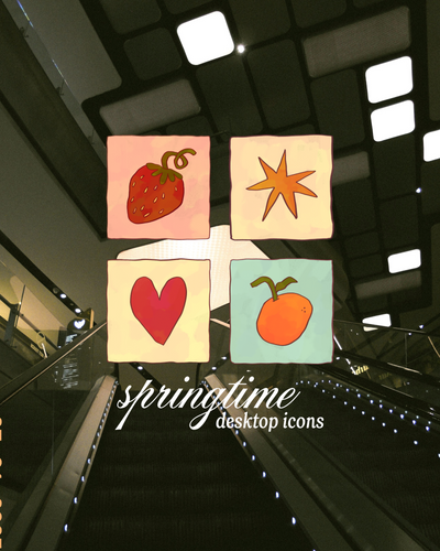 Spring Time App Icon SPRINGTIME DESKTOP ICONS | nessart16